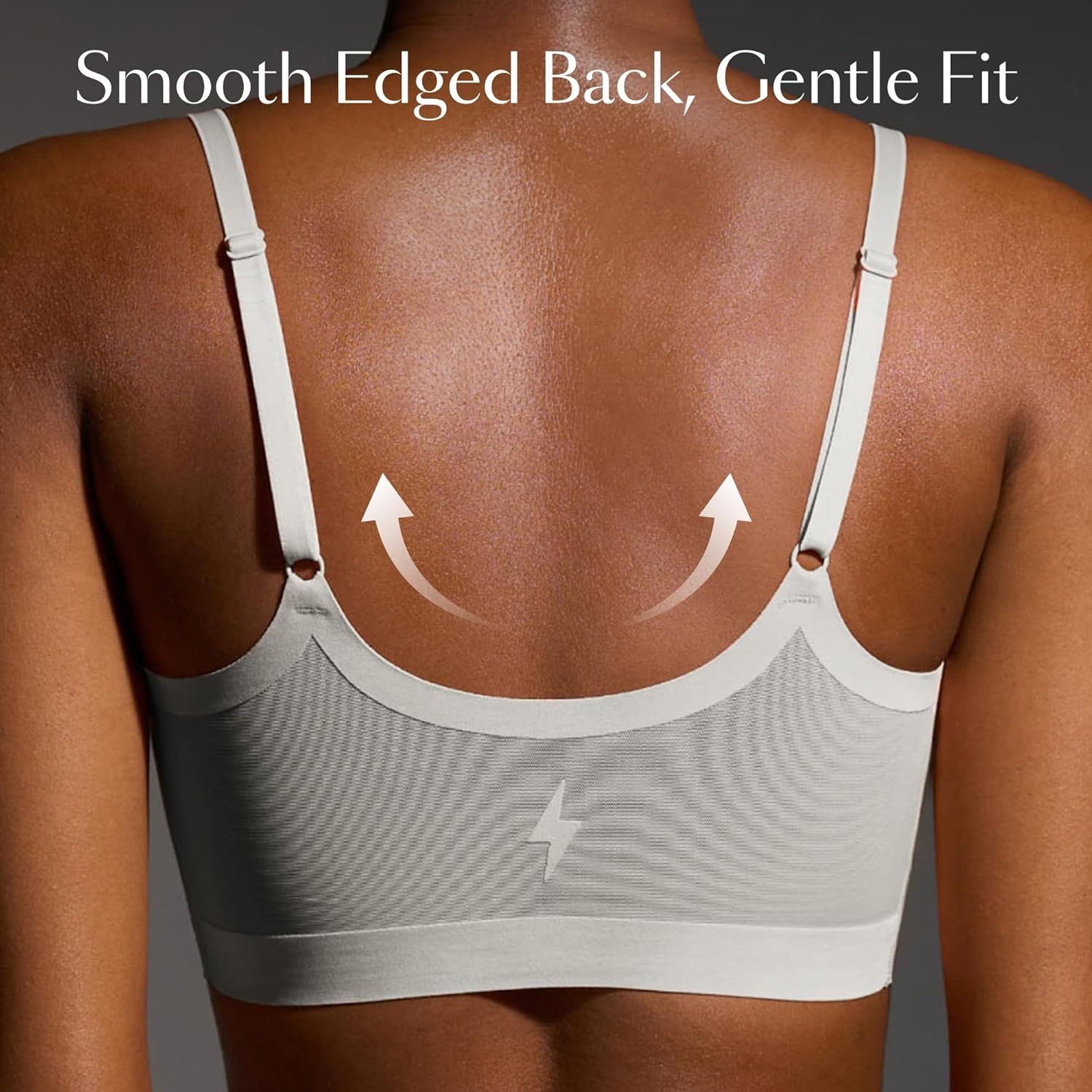 image:imageEBY Seamless Support Bralette with Adjustable Straps Bralettes for Women Wireless Bra for WomenPearl