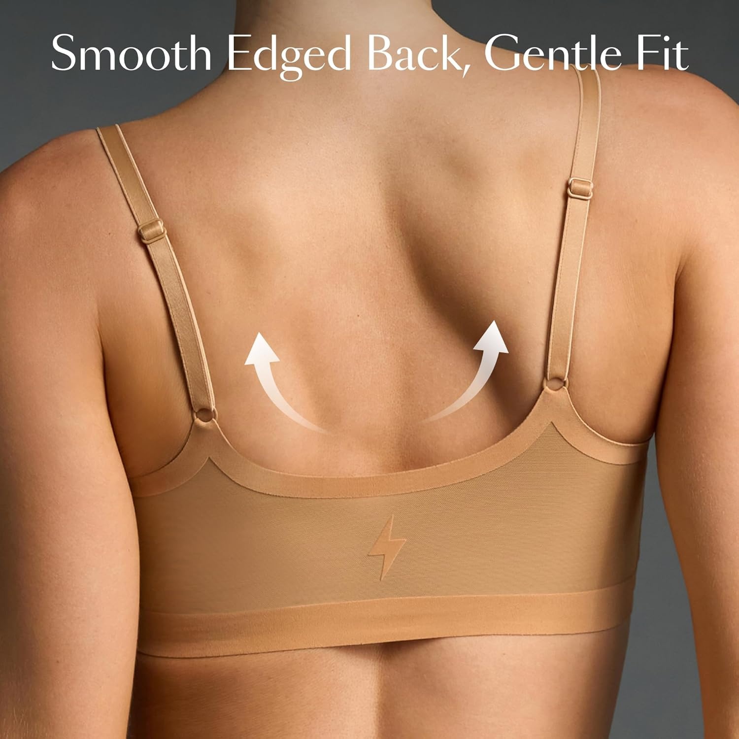 image:imageEBY Seamless Support Bralette with Adjustable Straps Bralettes for Women Wireless Bra for WomenSunkissed