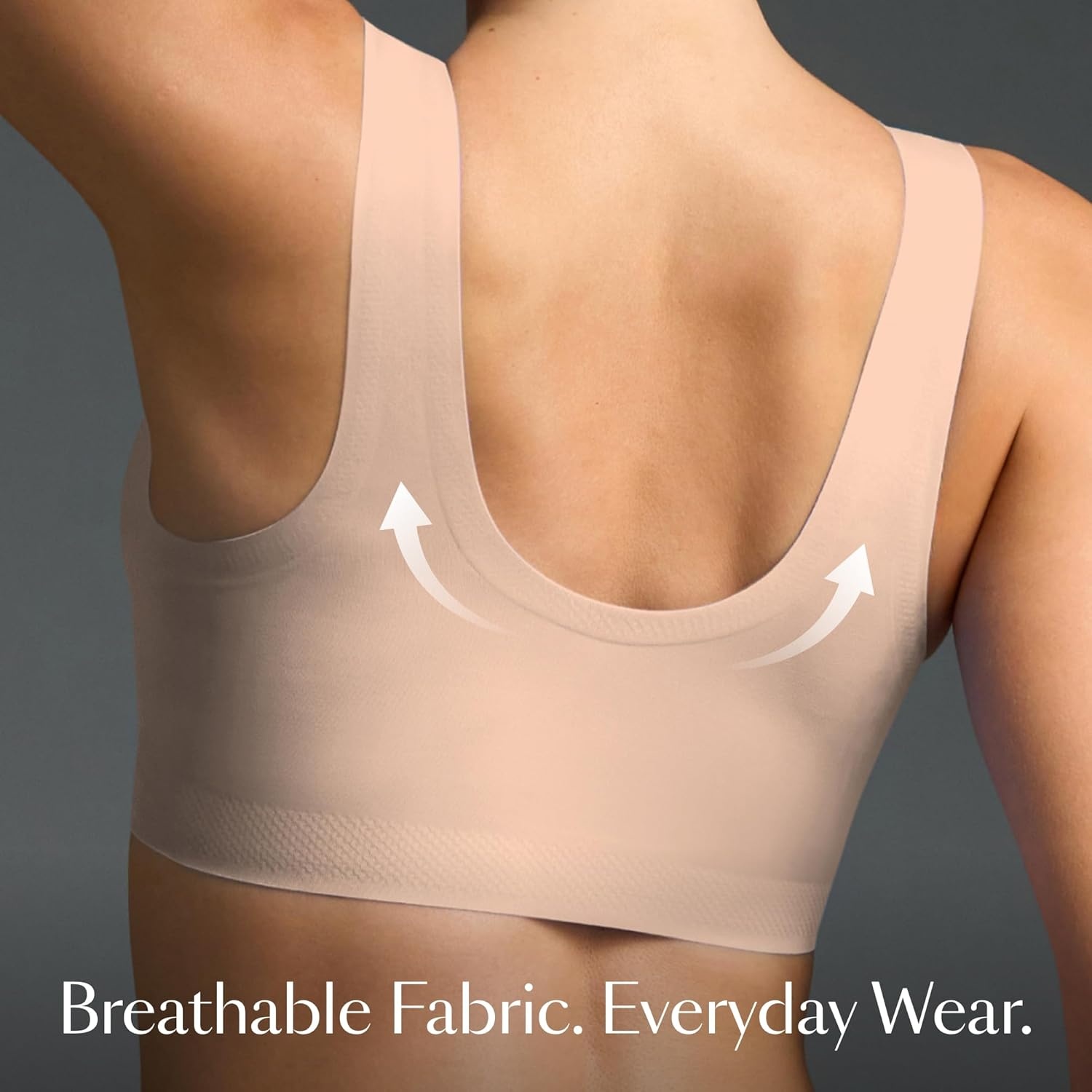image:imageEBY Wireless Bralette Bras for Women Seamless and Wireless with Wide Comfort StrapsEvening Sand