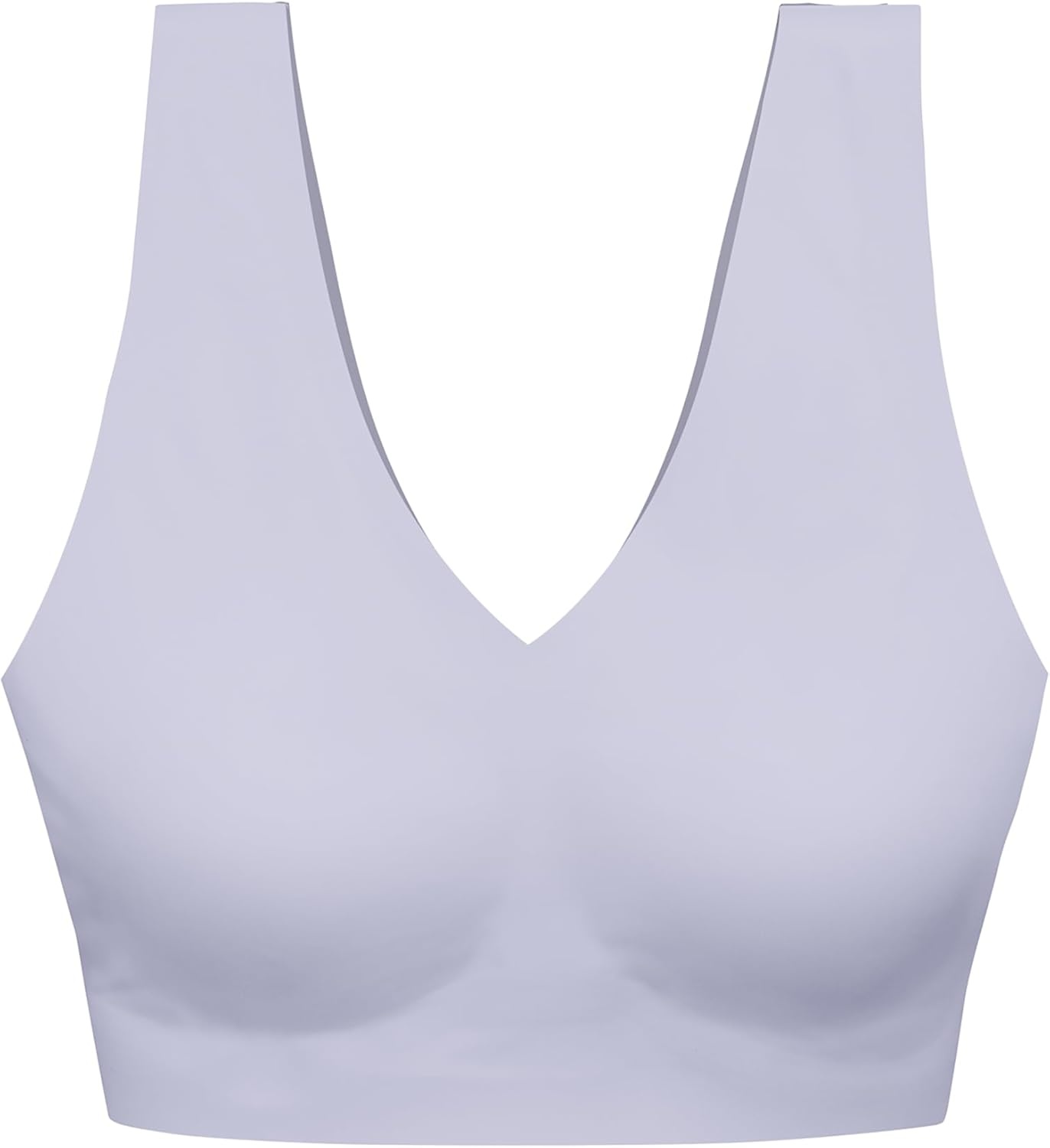 image:imageEBY Wireless Bralette Bras for Women Seamless and Wireless with Wide Comfort StrapsLavender Icing