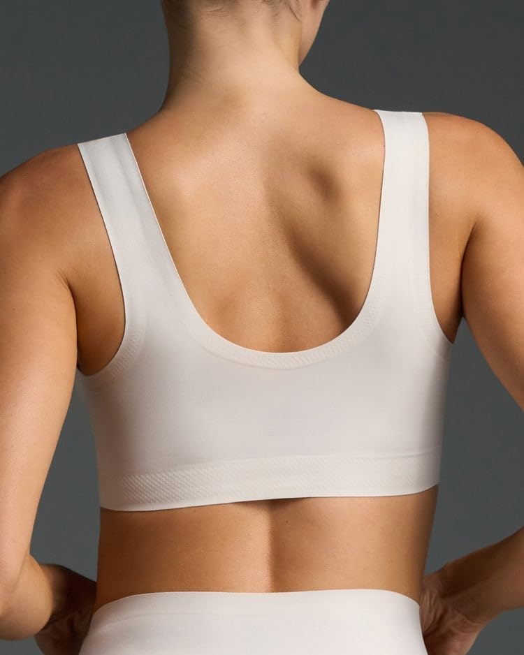 image:imageEBY Wireless Bralette Bras for Women Seamless and Wireless with Wide Comfort StrapsPearl
