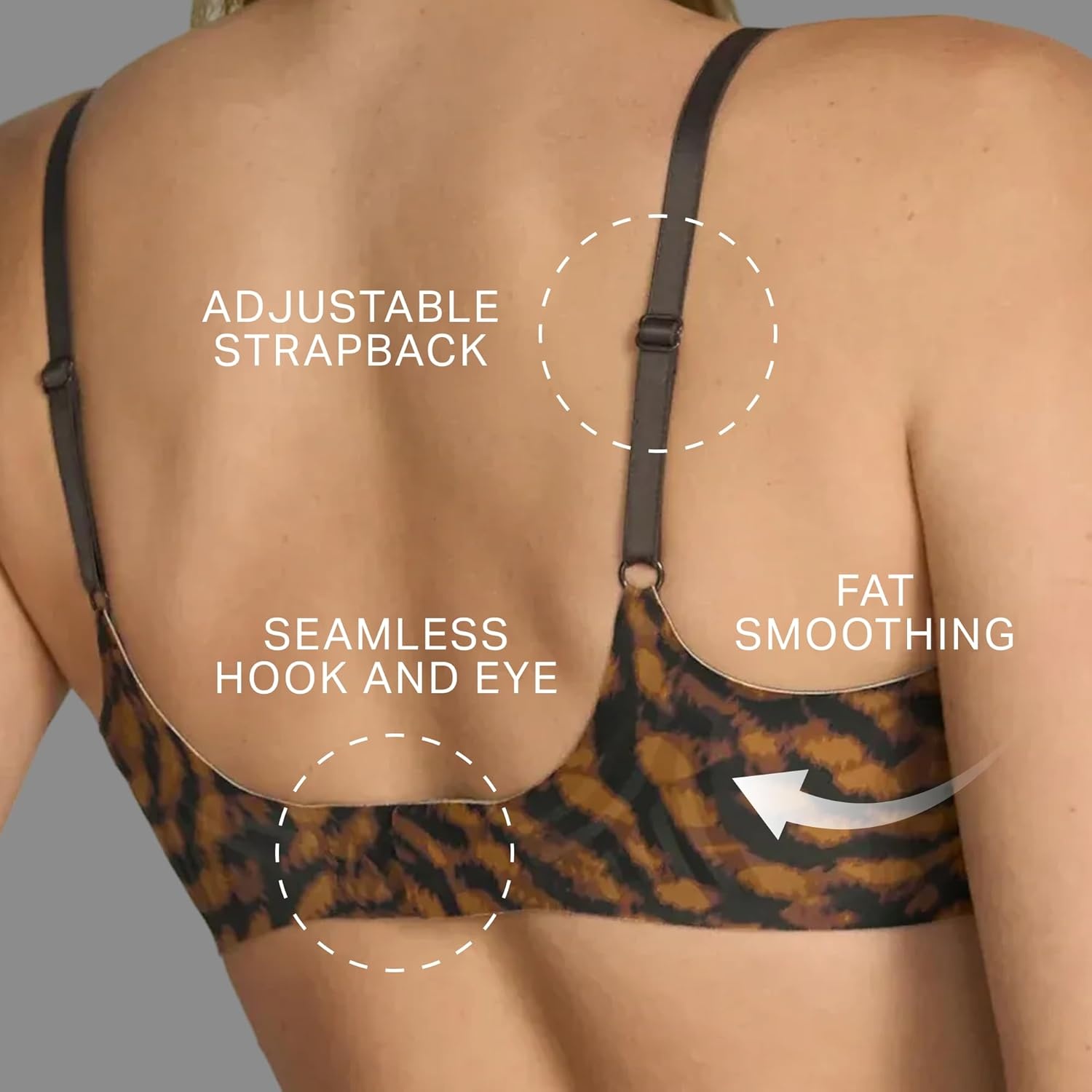 image:imageEBY Womens Seamless Relief Bra with Adjustable StrapsEva