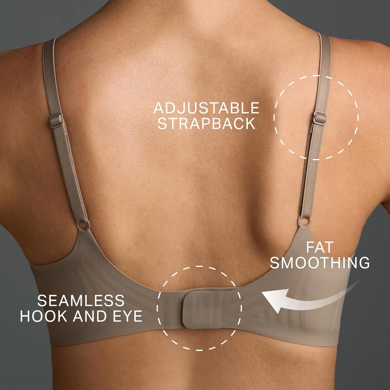 image:imageEBY Womens Seamless Relief Bra with Adjustable StrapsFallen Rock