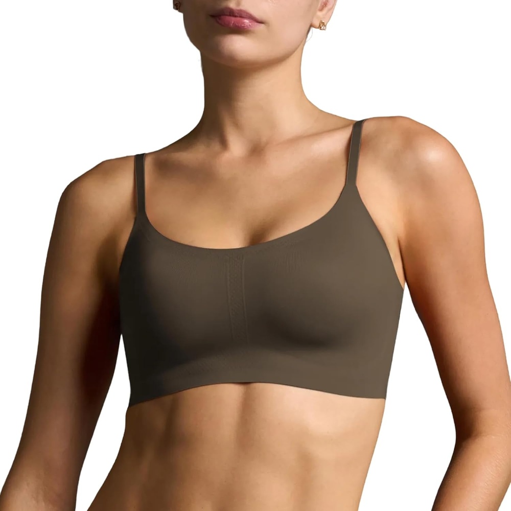 image:imageEBY Seamless Support Bralette with Adjustable Straps Bralettes for Women Wireless Bra for WomenEden