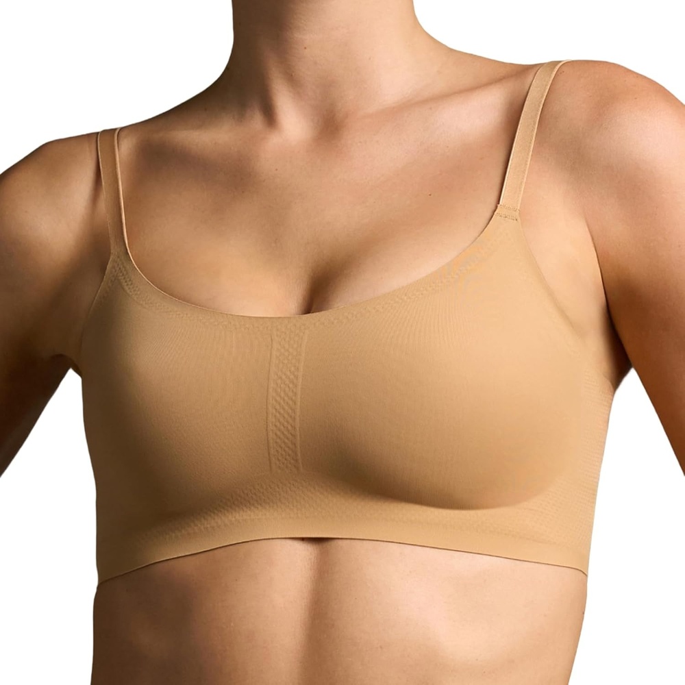 image:imageEBY Seamless Support Bralette with Adjustable Straps Bralettes for Women Wireless Bra for WomenSunkissed