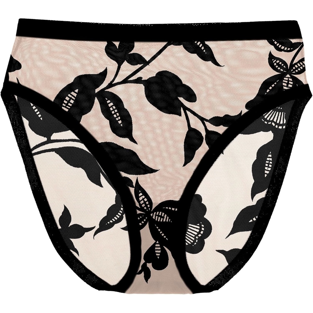 image:imageHigh Cut Opal Mesh Panties for Women by EBYOh La La
