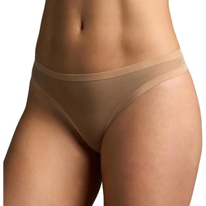 image:imageEBY Seamless Mesh Thong  Womens Underwear  Seamless Panty for Women Comfortable No Show Underwear Large Champagne