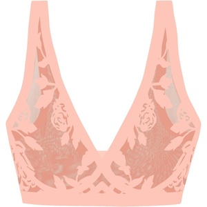 image:imageEBY Sheer Bralettes for Women  Seamless and Wireless Mesh Bralette Back Smoothing Bras for WomenMadam Bisou