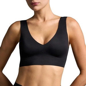 image:imageEBY Wireless Bralette Bras for Women Seamless and Wireless with Wide Comfort StrapsBlack