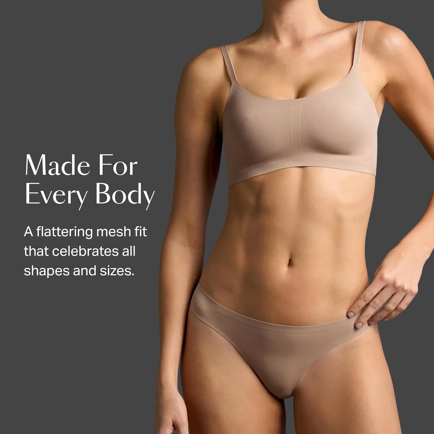 image:imageEBY Seamless Thong Womens Underwear Seamless Panty for Women Comfortable No Show UnderwearSunkissed