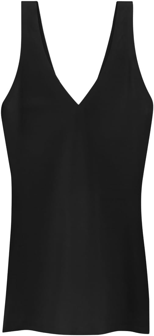 image:imageEBY Seamless Womens Tank Camisole Shapewear Tank Tops for Women Lightweight Compression amp Breathable UndershirtBlack