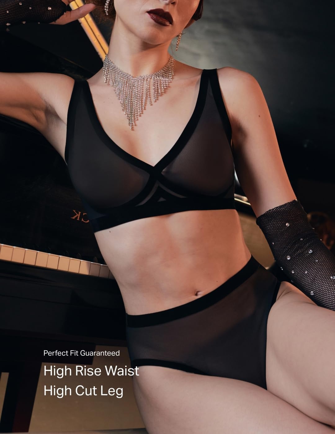 image:imageEBY Womens Seamless High Waisted UnderwearBlack