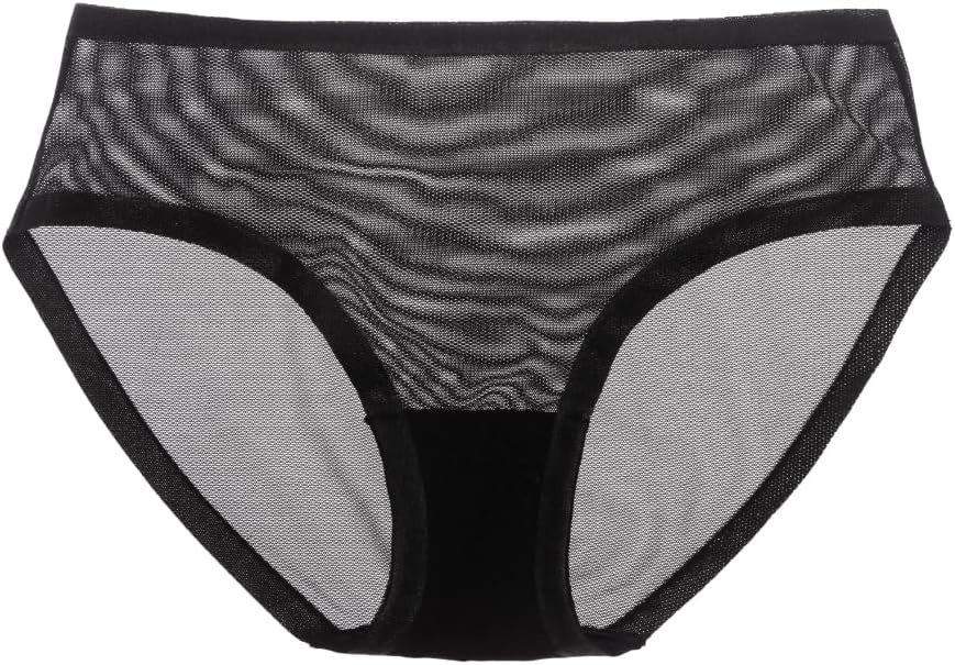 image:imageEBY Womens Seamless Sheer Underwear BriefBlack