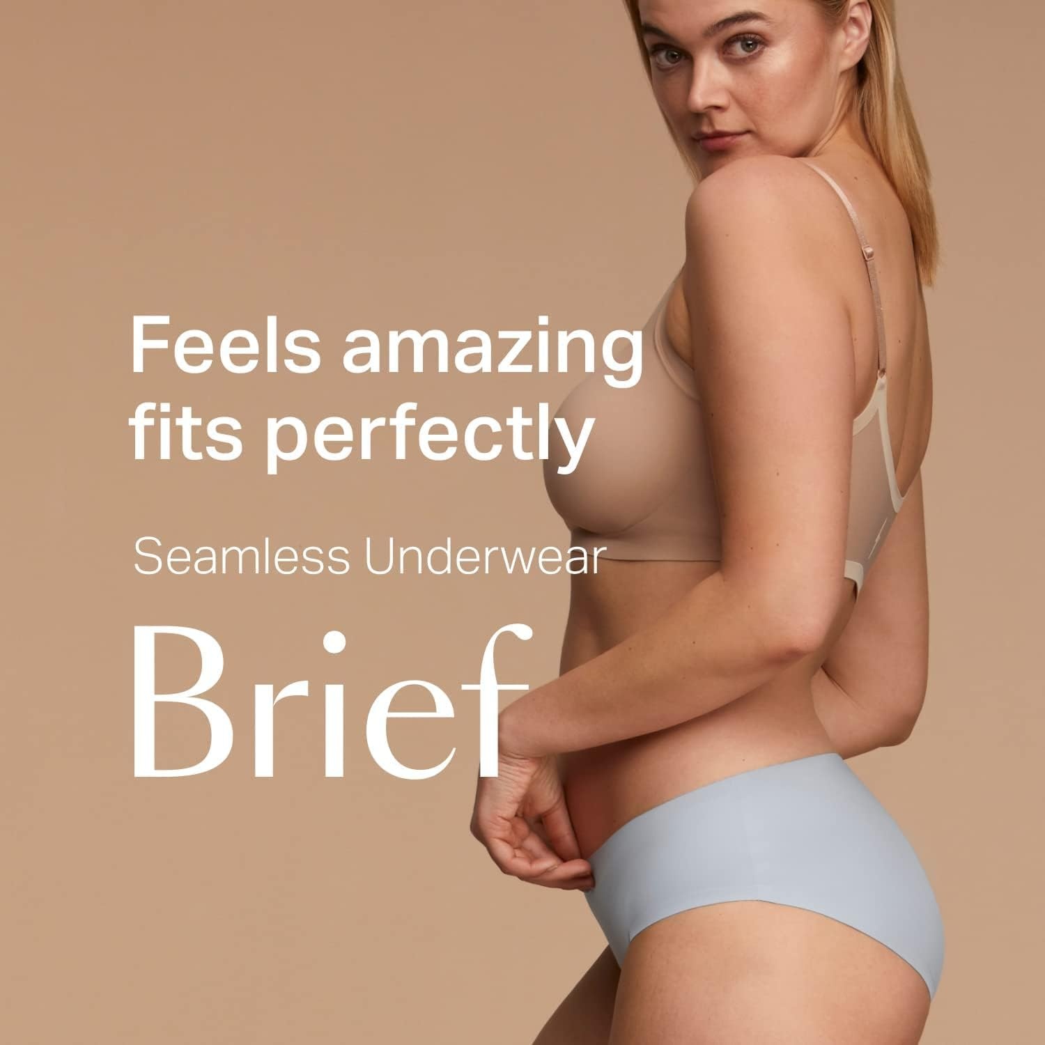 image:imageEBY Womens Seamless Underwear Brief No Show Underwear for Women Seamless Panty for Women No Show PantiesBlack