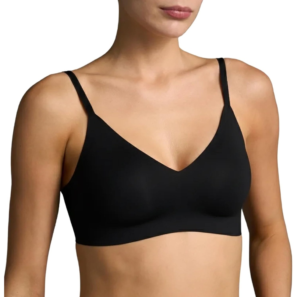 image:imageEBY New Relief Bra with German Glue Wireless Bras for Women Seamless Bralette with Adjustable Straps Supportive Bras Womens Clothing Black MDD