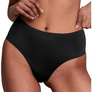 image:imageEBY Seamless High Waisted Thong  Womens Underwear  Seamless Panty for Women Comfortable No Show UnderwearBlack
