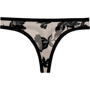 image:imageEBY Seamless Thong  Nude Womens Underwear  Seamless Panty for Women  Comfortable No Show UnderwearBlack